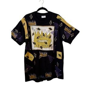 Vintage 90’s V. C. Torias Men’s Art To Wear Black T Shirt Size L